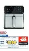 Russells 7.6lt Stainless Steel Air Fryer offer
