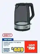 Russells Tinted Glass 1.7lt Kettle WKS300G offer