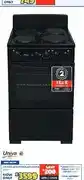 3 Plate Plug In Stove Black U30S1-B