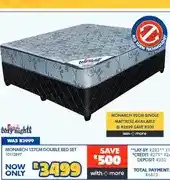 Russells Monarch 137cm Double Bed Set offer