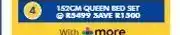 Russells Brooklyn 152cm Queen Bed Set offer