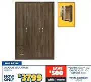 Russells Jackson 3 Door Robe offer