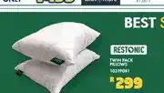 Russells Restonic Twin Pack Pillows offer