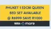 Russells PHUKET 152CM QUEEN BED SET AVAILABLE offer