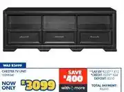 Russells Chester TV Unit offer