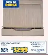 Russells April Wall Plasma Unit offer