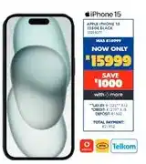 Russells Apple iPhone 15 128GB Black offer