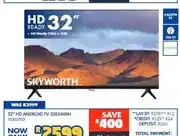 Russells 32 HD ANDROID TV-32E5400H offer