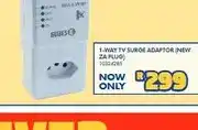 Russells Ellies 1-Way TV Surge Adaptor (New ZA Plug) offer