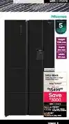 541Lt Black Side-By-Side Fridge H680SMIB-WD
