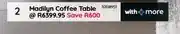 Bradlows Madilyn Coffee Table (Save R600) offer
