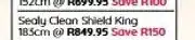 Bradlows Sealy Clean Shield King 183cm Mattress Protector offer