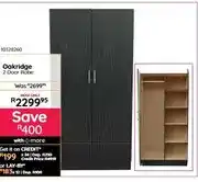 Bradlows Oakridge 2 Door Robe offer