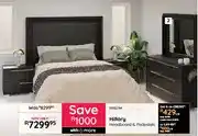 Bradlows Hillary Headboard & Pedestals offer