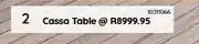 Bradlows Cassa Table offer