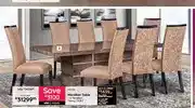 Bradlows Meridian Table + 8 Meridian Dining Chairs Combo offer