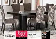 Bradlows Combo Porto Table + 6 Porto Dining Chairs offer