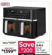 Bradlows 8.4Lt Dual Air Fryer DAF6386DBD offer