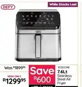Bradlows 7.6Lt Stainless Steel Air Fryer offer