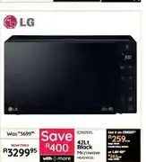 Bradlows 42Lt Black Microwave MS4235GIS offer