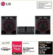 Bradlows LG 2.2 Channel XBoom Mini HiFi System CL65 offer