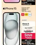 Bradlows iPhone 15 128GB Black offer