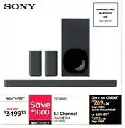 Bradlows Sony 5.1 Channel Sound Bar HT-S20R offer