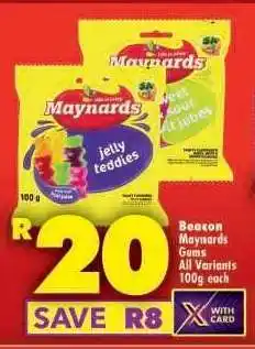 Shoprite Beacon Maynards Gums All Variants 100g each offer