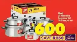 Shoprite Hart J7 Aluminium Cookware Set 10-Piece per set offer