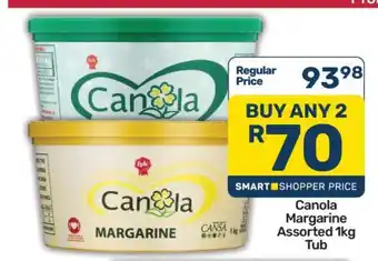 Canola Margarine Assorted 1kg Tub