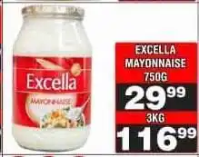 Advance Cash n Carry EXCELLA MAYONNAISE 750g offer
