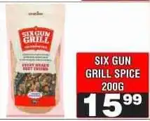 Advance Cash n Carry SIX GUN GRILL SPICE 200G offer