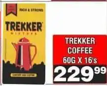 Advance Cash n Carry TREKKER COFFEE 60G X 16's offer