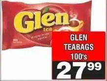 Advance Cash n Carry GLEN TEABAGS 100's offer