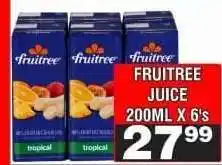 Advance Cash n Carry FRUITREE JUICE 200ML X 6's offer