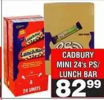 Advance Cash n Carry CADBURY MINI 24's PS/ LUNCH BAR offer