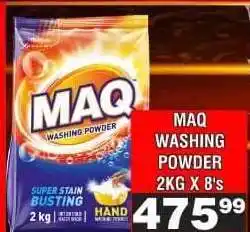 Advance Cash n Carry MAQ WASHING POWDER 2KG X 8's offer
