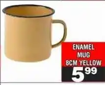 Advance Cash n Carry ENAMEL MUG 8CM YELLOW offer