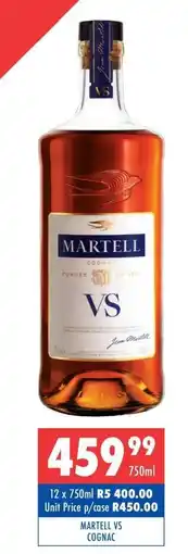 Ultra Liquors MARTELL VS offer