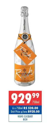 Ultra Liquors Veuve Clicquot Rich offer