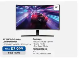 Makro 32 S39GD FHD 100hz Curved Monitor offer