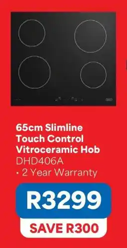 OK Furniture 65cm Slimline Touch Control Vitroceramic Hob offer