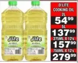 Advance Cash n Carry D'LITE COOKING OIL offer