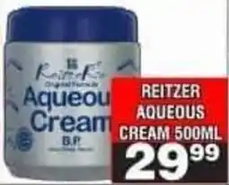 Advance Cash n Carry Reitzer Aqueous Cream offer