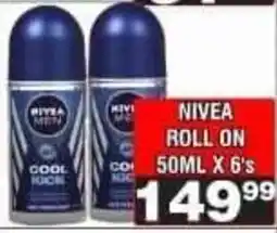 Advance Cash n Carry NIVEA ROLL ON COOL ROCK offer