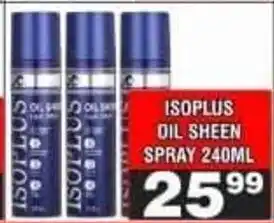 Advance Cash n Carry ISOPLUS OIL SHEEN SPRAY offer
