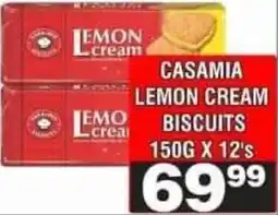 Advance Cash n Carry CASAMIA LEMON CREAM BISCUITS offer