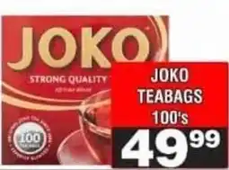 Advance Cash n Carry JOKO TEABAGS offer