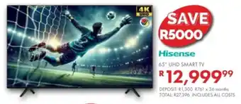 Hisense 65" UHD SMART TV