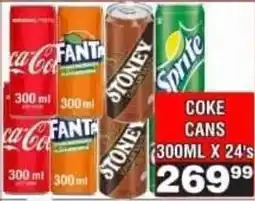 Advance Cash n Carry Coke Cans offer